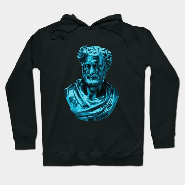 Trendy Stylish Bust of Heraclitus philosopher Hoodie by Stefan Balaz Design